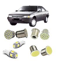 Lâmpadas Led 6000 Traseira Seta Ré Freio Peugeot 405 92 a 96