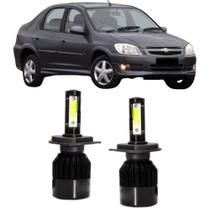 Lampadas led 6000k 7800 lumens chevrolet prisma foco simples
