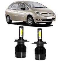 Lampadas led 6000k 7800 lumens citroën xsara picasso