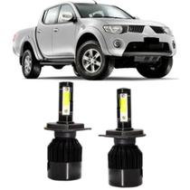 Lampadas led 6000k 7800 lumens mitsubishi l200 triton