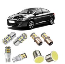 Lâmpadas led 6k traseira seta ré freio fluence 2011 a 2015