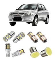 Lâmpadas Led 6k Traseira Setas Ré Freio Celta 2000 a 2015