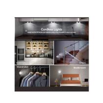 lâmpadas LED Adesivas sem Fio Touch de Pilha de Segurança Portátil para Armário - MSDSHOPP