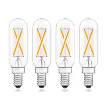 Lâmpadas LED AIELIT T8/T6/T25 2W (25W) brancas quentes 2700K, pacote com 4