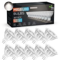 Lâmpadas LED ALEXPEX Dimmable MR16 5W 5000K Daylight, pacote com 10