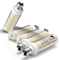 Lâmpadas LED ALIDE E11 10W 1000LM 6000K reguláveis 120V, pacote com 5