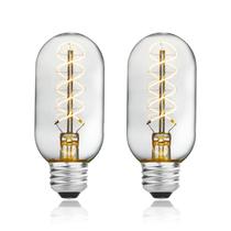 Lâmpadas LED AMDTU T45 4W 2700K Soft White, pacote com 2 unidades