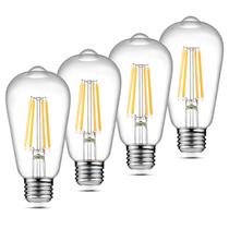 Lâmpadas LED Ascher Vintage Edison 6W (pacote de 4) E26 2700K Lâmpadas LED Ascher Vintage Edison 6W (pacote de 4) E26 2700K