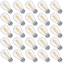 Lâmpadas LED Austin Coast S14 2W, pacote com 25, branco quente Lâmpadas LED Austin Coast S14 2W, pacote com 25, branco quente