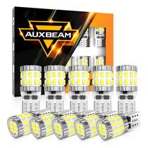 Lâmpadas LED Auxbeam 194 brancas 10 unidades 400% mais brilhantes Canbus