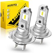 Lâmpadas LED AUXITO atualizadas 2025 H7 h7ll 6500K Pacote com 2