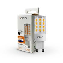 Lâmpadas Led Base G9 Halopin Bipino 3W 2700K Com Dimmer Opus