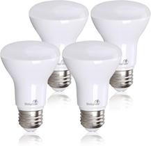 Lâmpadas LED Bioluz LED BR20, holofote interno 7W 3000K, pacote com 4 Lâmpadas LED Bioluz LED BR20, holofote interno 7W 3000K, pacote com 4