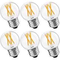 Lâmpadas LED BLINGCOLOR G16.5 6W 2700K 600lm reguláveis, pacote com 6 Lâmpadas LED BLINGCOLOR G16.5 6W 2700K 600lm reguláveis, pacote com 6