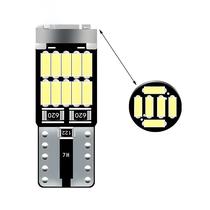 Lâmpadas LED Brancas para Carro (100 Unidades) - T10, W5W, 194, 501, Canbus, 26SMD 4014