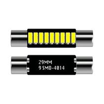 Lâmpadas LED Brancas Para Carro 10pcs Canbus C5W 29mm 31mm Luz De Leitura Interior Lâmpada De Placa