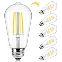 Lâmpadas LED Brightever Edison 7W 850LM 2700K E26, pacote com 6