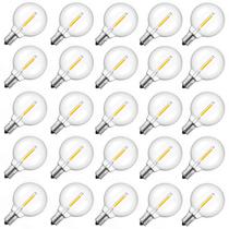 Lâmpadas LED Brightown G40 Replacement, pacote com 25 unidades, branco quente
