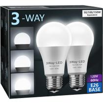 Lâmpadas LED Briignite, 3 vias, 50, 100 150 W, equivalente a 2 unidades