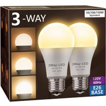 Lâmpadas LED Briignite, 3 vias, 50, 100 150 W, equivalente a 2 unidades