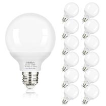 Lâmpadas LED Brtstiun G25 6W 2700K E26 600LM, pacote com 12