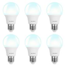 Lâmpadas LED BUBO A19 5W (equivalente a 40W) 5000K E26, pacote com 6