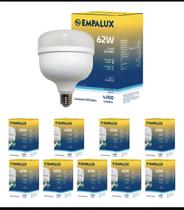 Lâmpadas Led bulbo empalux 62w bivolt kit com 10 PCs Lâmpadas Led bulbo empalux 62w bivolt kit com 10 PCs