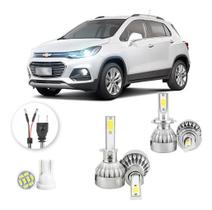 Lampadas Led Chevrolet Tracker 2017 A 2020 H1 H7 20000lm