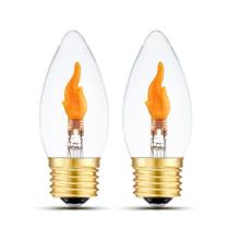 Lâmpadas LED cintilantes Sunaiony Flame Effect E26 1W 1800K Lâmpadas LED cintilantes Sunaiony Flame Effect E26 1W 1800K