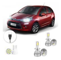 Lampadas Led Citroen C3 2013 A 2016 H7 H7 20000lm