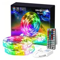 Lâmpadas LED DAYBETTER 30m RGB, controle remoto de 44 teclas, 24V