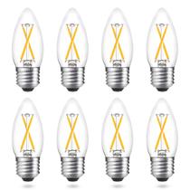 Lâmpadas LED de candelabro AIELIT B11 Vintage 2W (pacote com 8) Lâmpadas LED de candelabro AIELIT B11 Vintage 2W (pacote com 8)