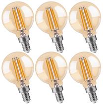 Lâmpadas LED de candelabro FLSNT G16.5 4W 330LM reguláveis, pacote com 6