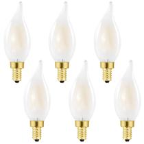 Lâmpadas LED de candelabro fosco HOMOSUM 4W (pacote com 6)