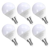 Lâmpadas LED de candelabro GOSCHE, pacote com 6, 6W, 2700K, 550lm