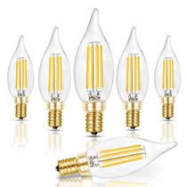 Lâmpadas LED de candelabro Hizashi E12 4W 450lm 5000K Daylight, pacote com 6