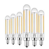 Lâmpadas LED de candelabro Rayhoo E12 4W 2700K 110V, pacote com 6