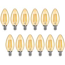 Lâmpadas LED de candelabro Yochoice 4W 2200K âmbar branco quente Lâmpadas LED de candelabro Yochoice 4W 2200K âmbar branco quente