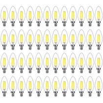 Lâmpadas LED de candelabro Yochoice 4W 5000K 450lm E12, pacote com 48 Lâmpadas LED de candelabro Yochoice 4W 5000K 450lm E12, pacote com 48