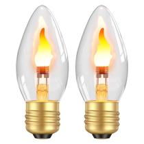 Lâmpadas LED de chama Hompavo 3W E26 Halloween (pacote com 2)