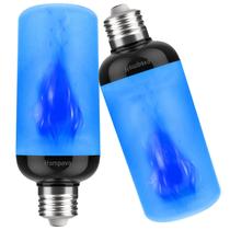 Lâmpadas LED de chama Hompavo Gen2 4 modos E26 3W 600lm, pacote com 2 Lâmpadas LED de chama Hompavo Gen2 4 modos E26 3W 600lm, pacote com 2