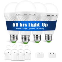Lâmpadas LED de emergência recarregáveis TFOI 12W 1500mAh 4Pk