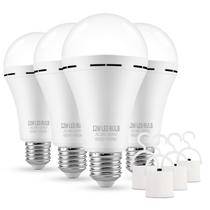 Lâmpadas LED de emergência recarregáveis TFOI 12W 800lm 4Pk