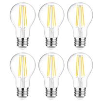 Lâmpadas LED de filamento Ascher 6W E26 4000K Daylight Lâmpadas LED de filamento Ascher 6W E26 4000K Daylight
