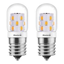 Lâmpadas LED de micro-ondas Maelsrlg E17 3W 380lm 2700K, pacote com 2