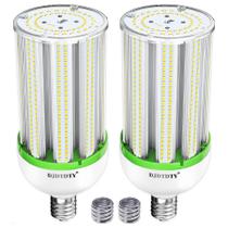 Lâmpadas LED de milho DJDTDTY 100W 5000K 15000lm E26/E39, pacote com 2 Lâmpadas LED de milho DJDTDTY 100W 5000K 15000lm E26/E39, pacote com 2