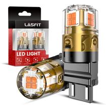 Lâmpadas LED de pisca-pisca LASFIT 3157 amarelo âmbar para Tacoma