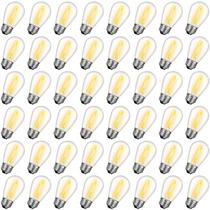 Lâmpadas LED de reposição GVvoohome S14 1W E26 2200K (pacote com 48)