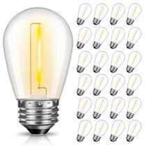 Lâmpadas LED de reposição GVVoohome S14 para pátio, pacote com 24