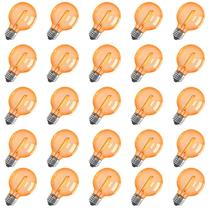 Lâmpadas LED de substituição G40 Halloween Orange String Lights Lâmpadas LED de substituição G40 Halloween Orange String Lights